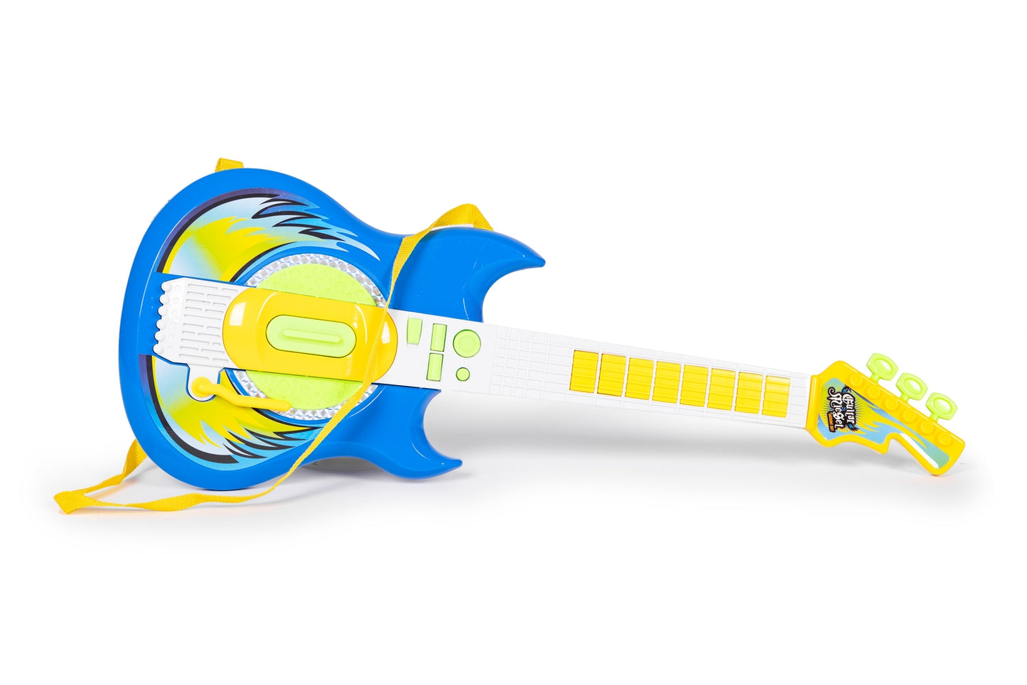 Electric guitar microphone stand set for children mp3 - blue