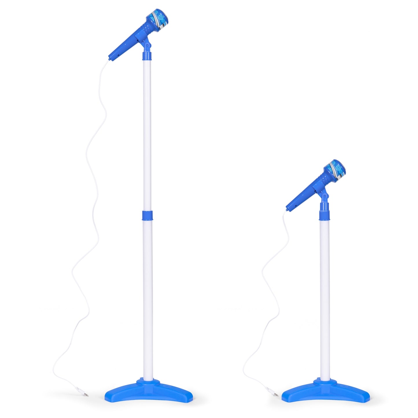 Electric guitar microphone stand set for children mp3 - blue