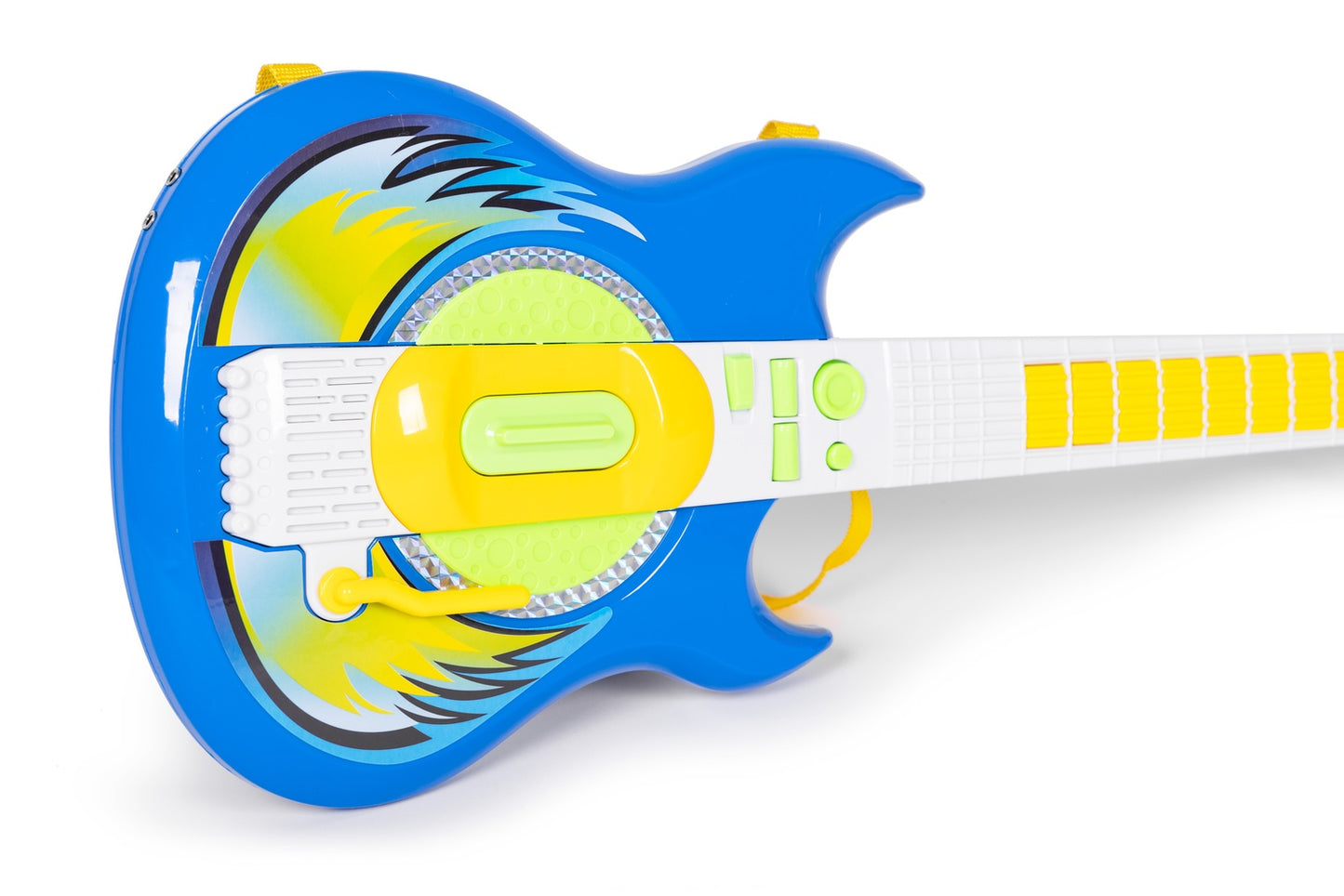 Electric guitar microphone stand set for children mp3 - blue