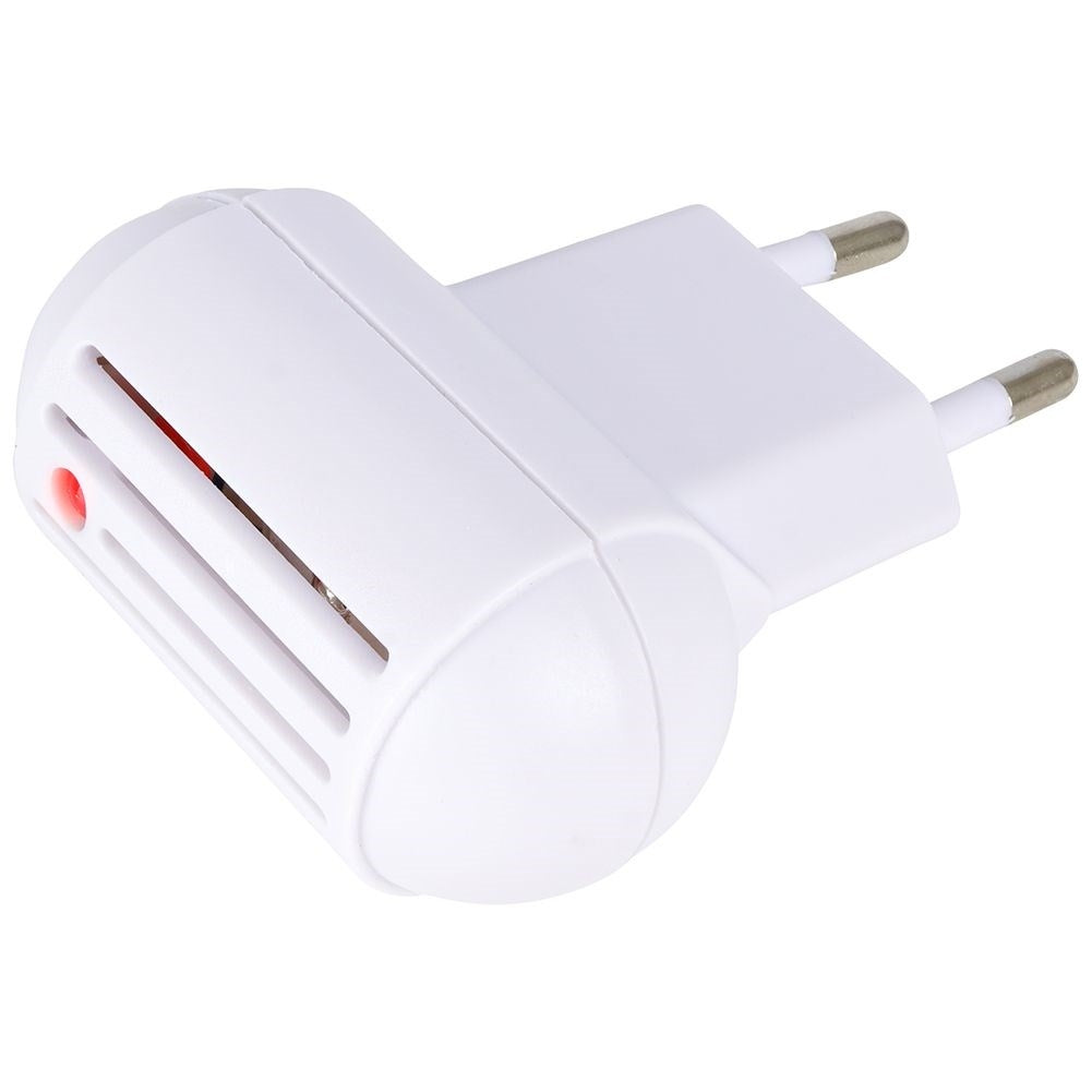 Electric insect repeller with LED and ultrasonic waves