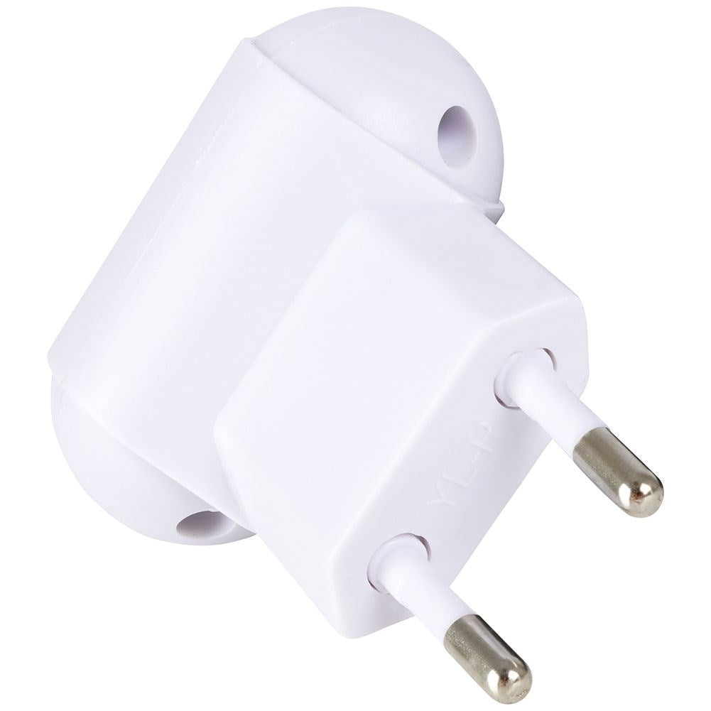 Electric insect repeller with LED and ultrasonic waves
