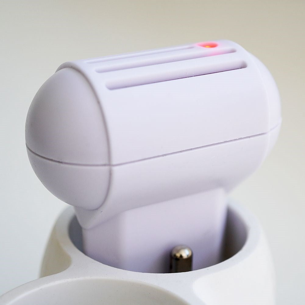 Electric insect repeller with LED and ultrasonic waves