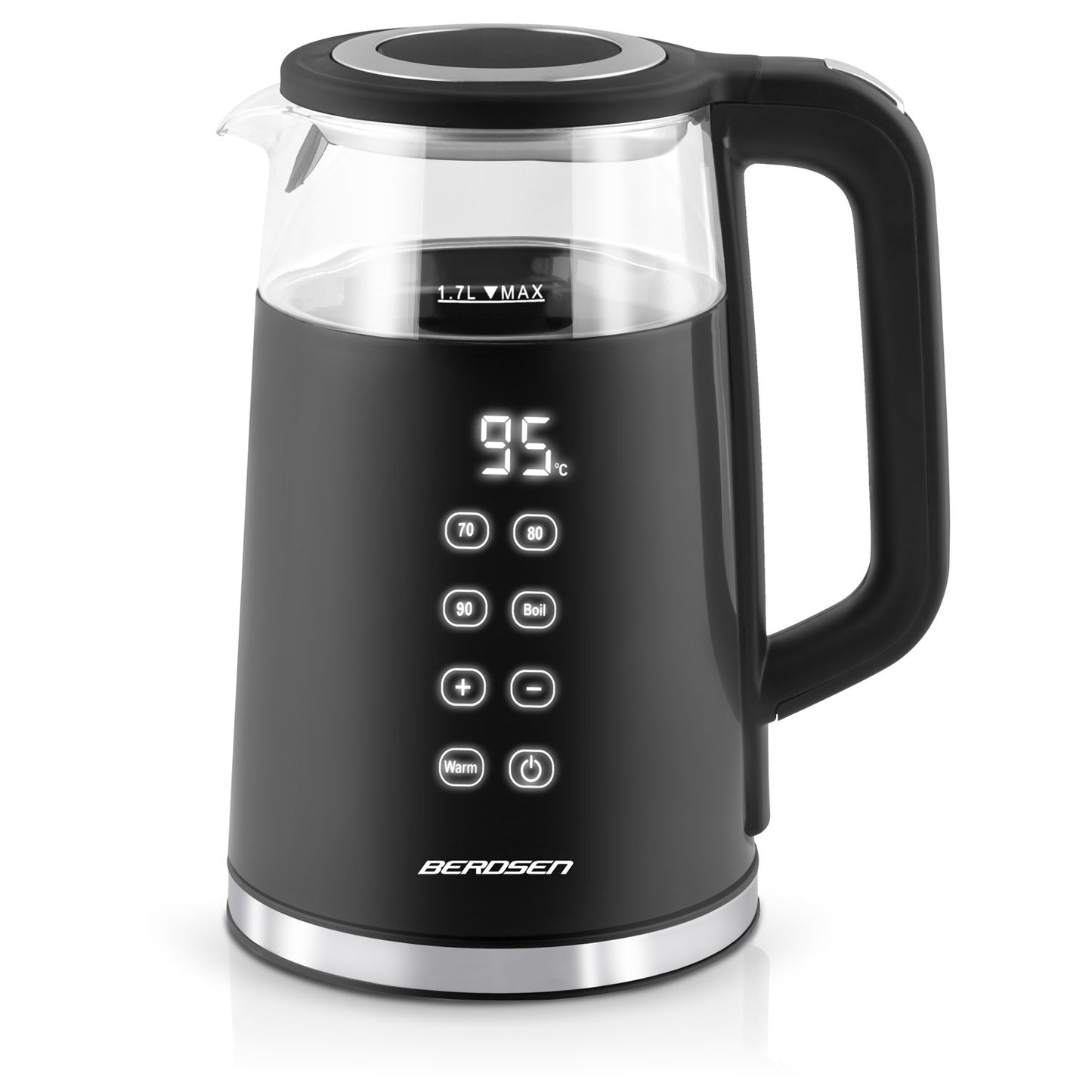 Electric kettle 1.7l Berdsen BD-707 black