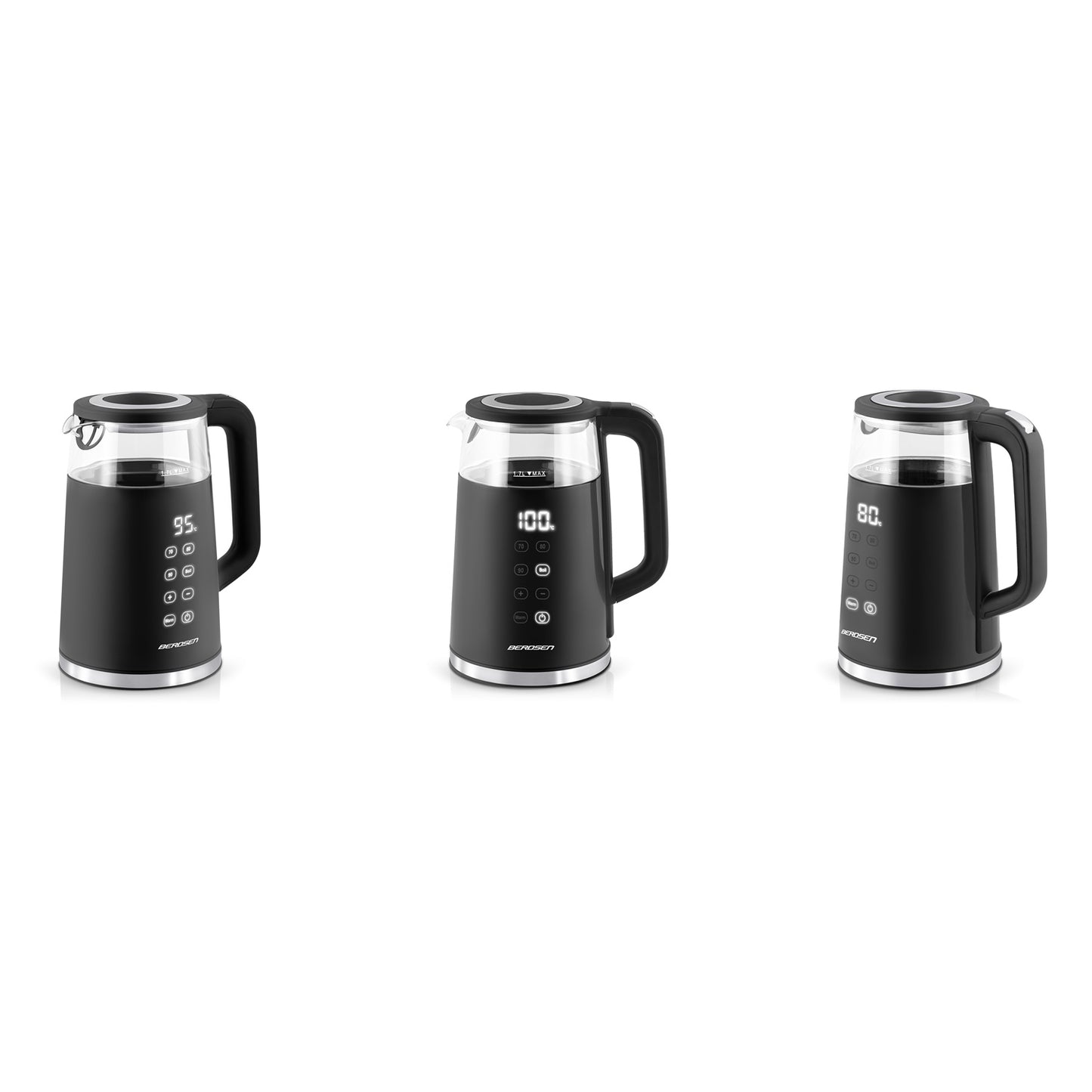 Electric kettle 1.7l Berdsen BD-707 black