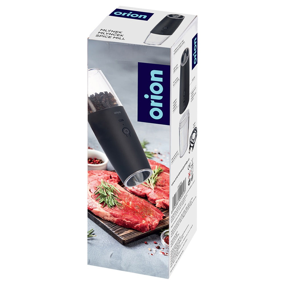 Electric pepper and salt mill with charger 20 cm