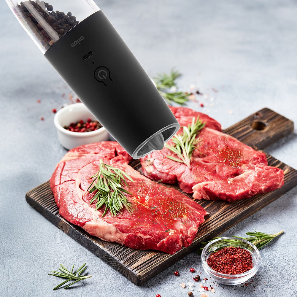 Electric pepper and salt mill with charger 20 cm