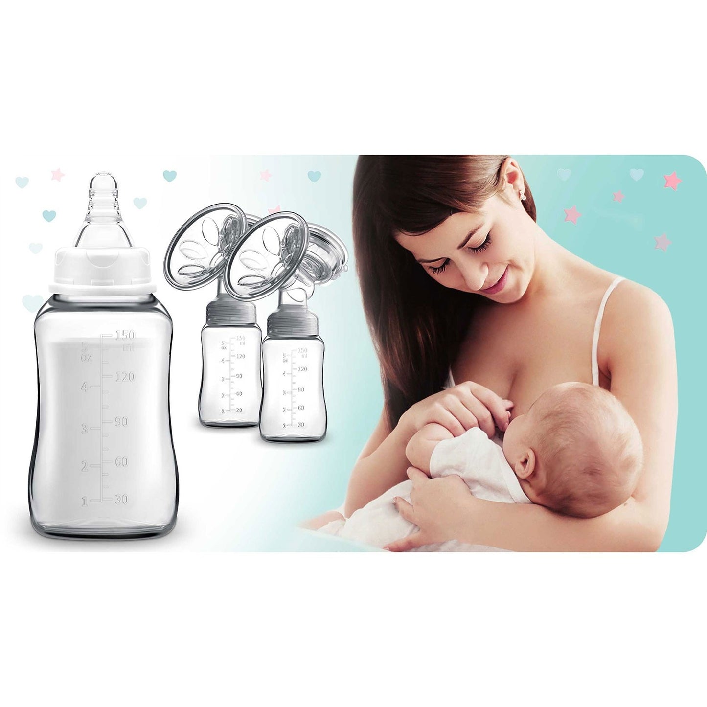 Electric two-phase breast pump Berdsen 5906