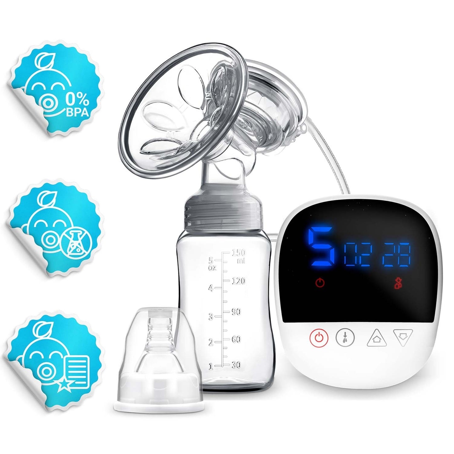 Electric two-phase breast pump Berdsen 5906