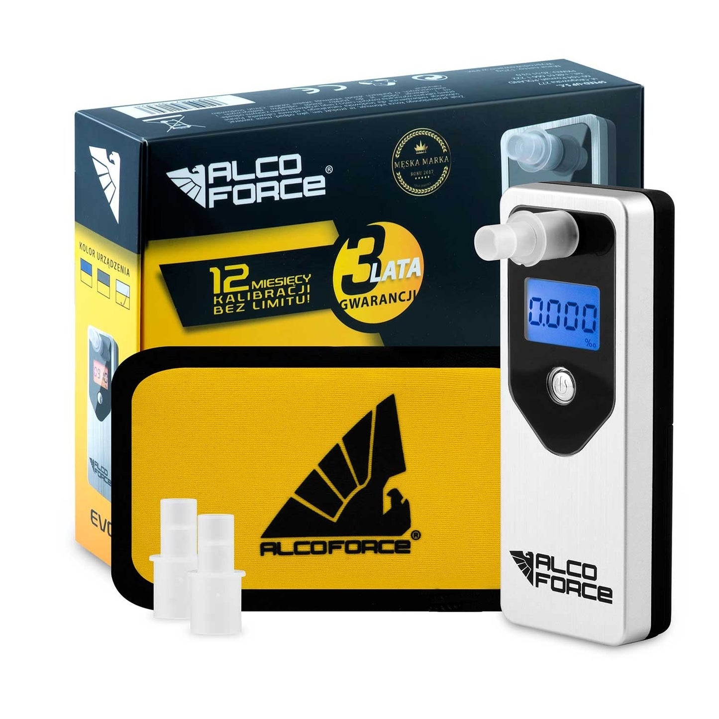Electrochemical breathalyzer AlcoForce EVO-SILVER