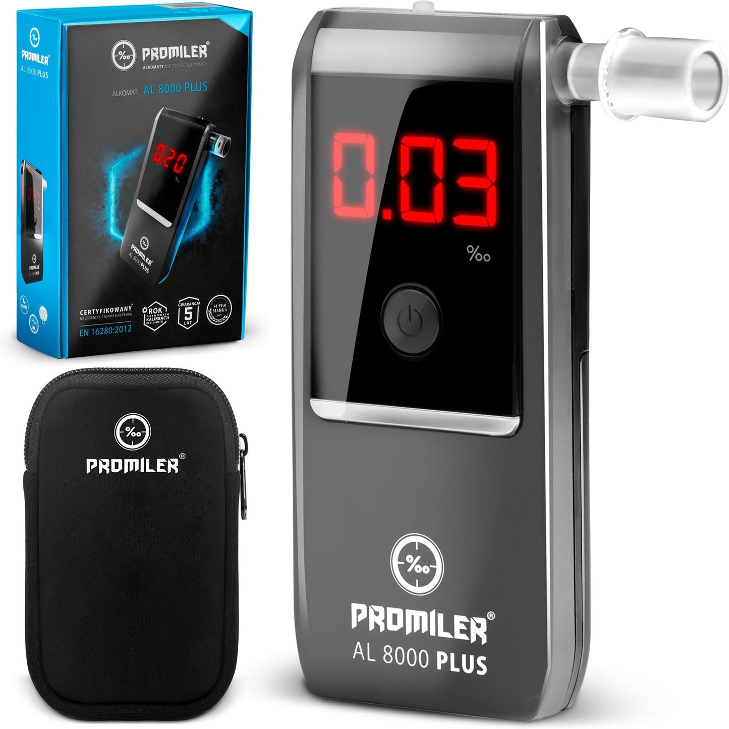 Electrochemical breathalyzer Promiler AL-8000-PLUS
