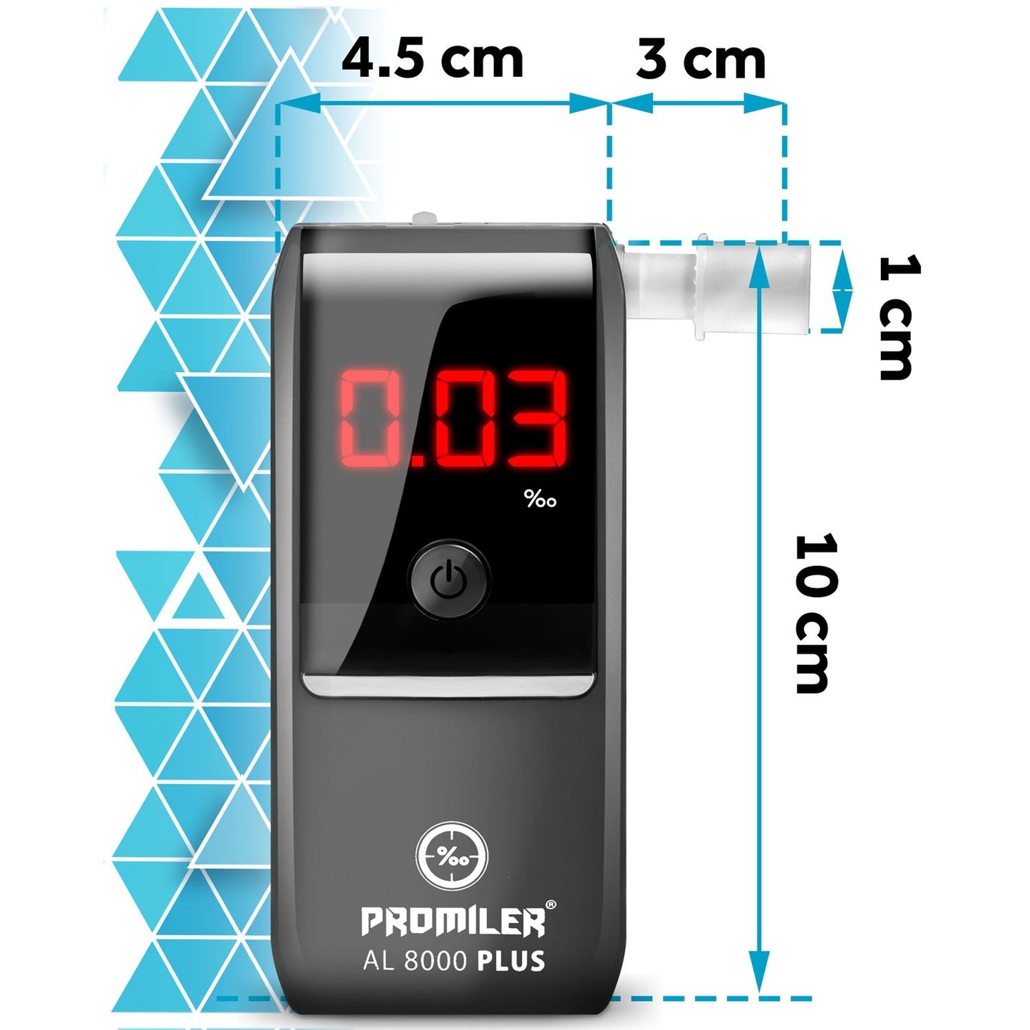 Electrochemical breathalyzer Promiler AL-8000-PLUS