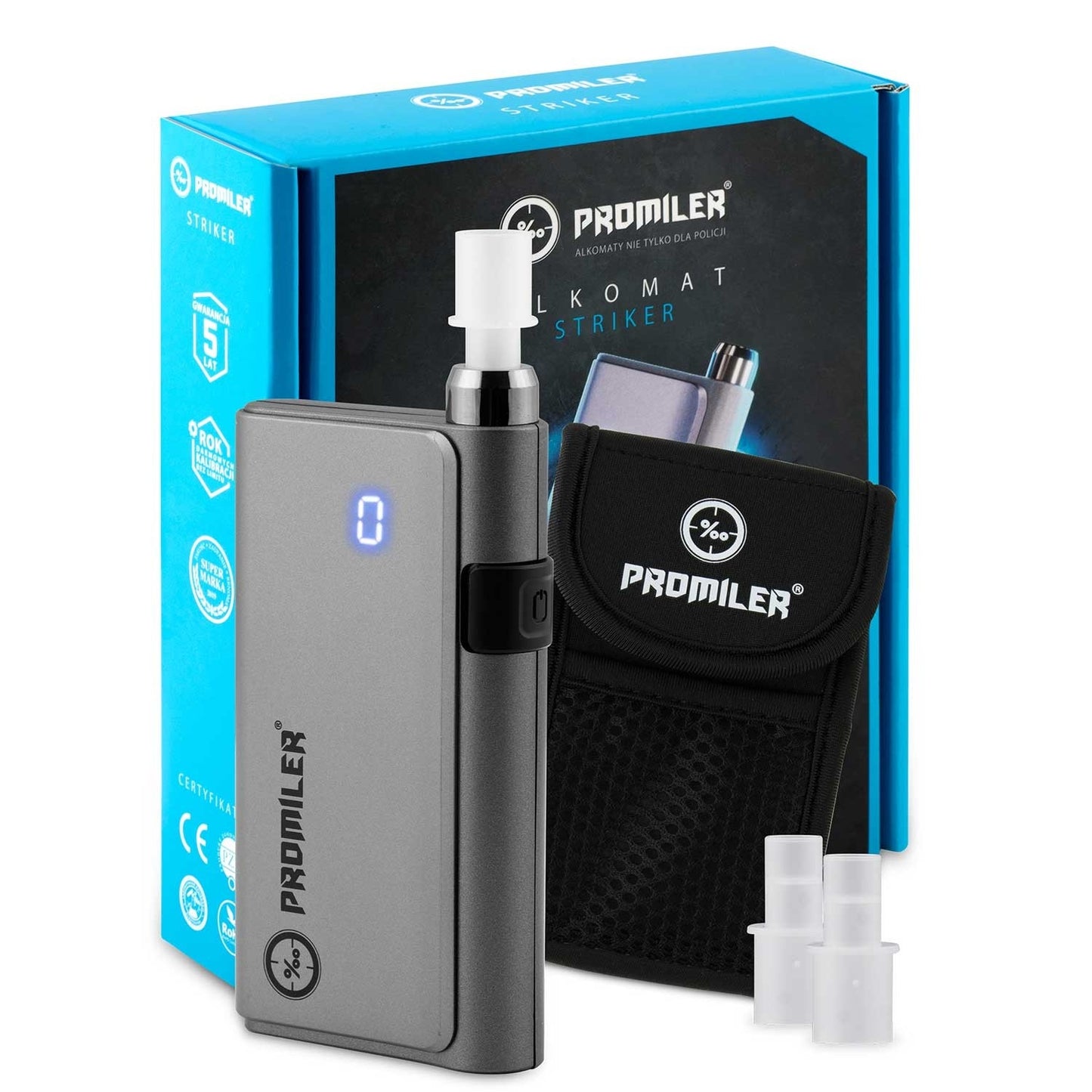 Electrochemical breathalyzer Promiler Striker