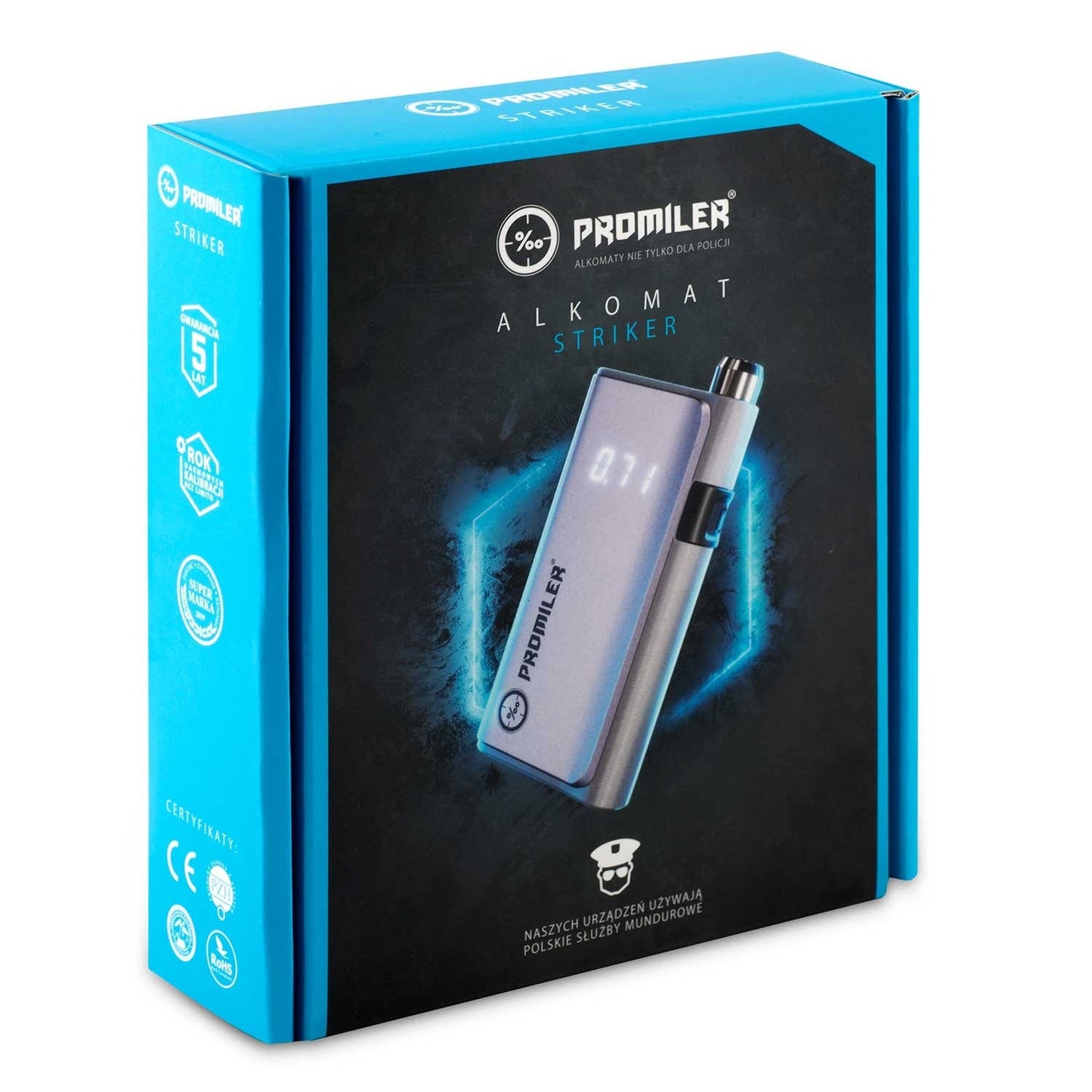 Electrochemical breathalyzer Promiler Striker
