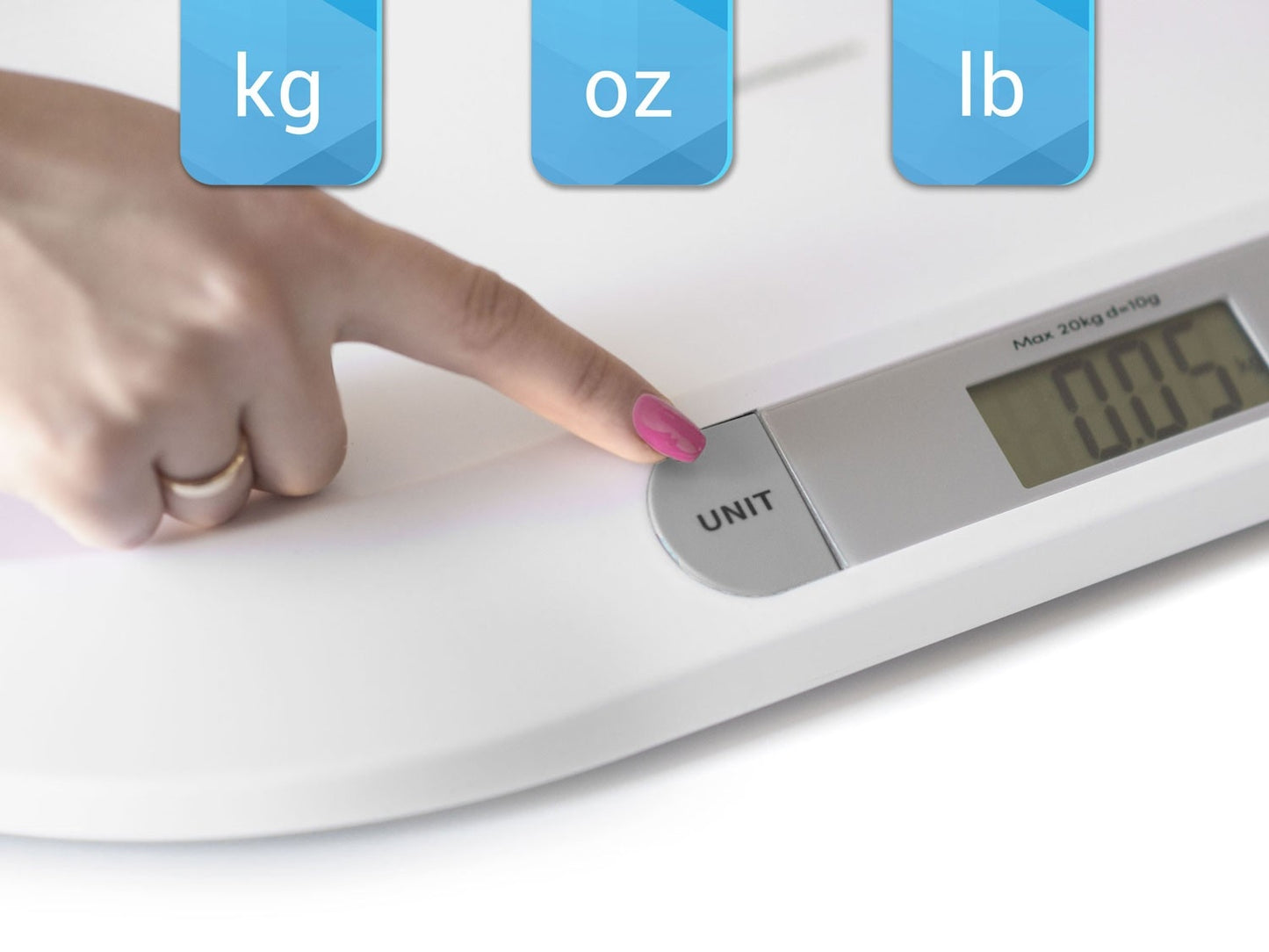 Electronic Baby Scale BW-141 White