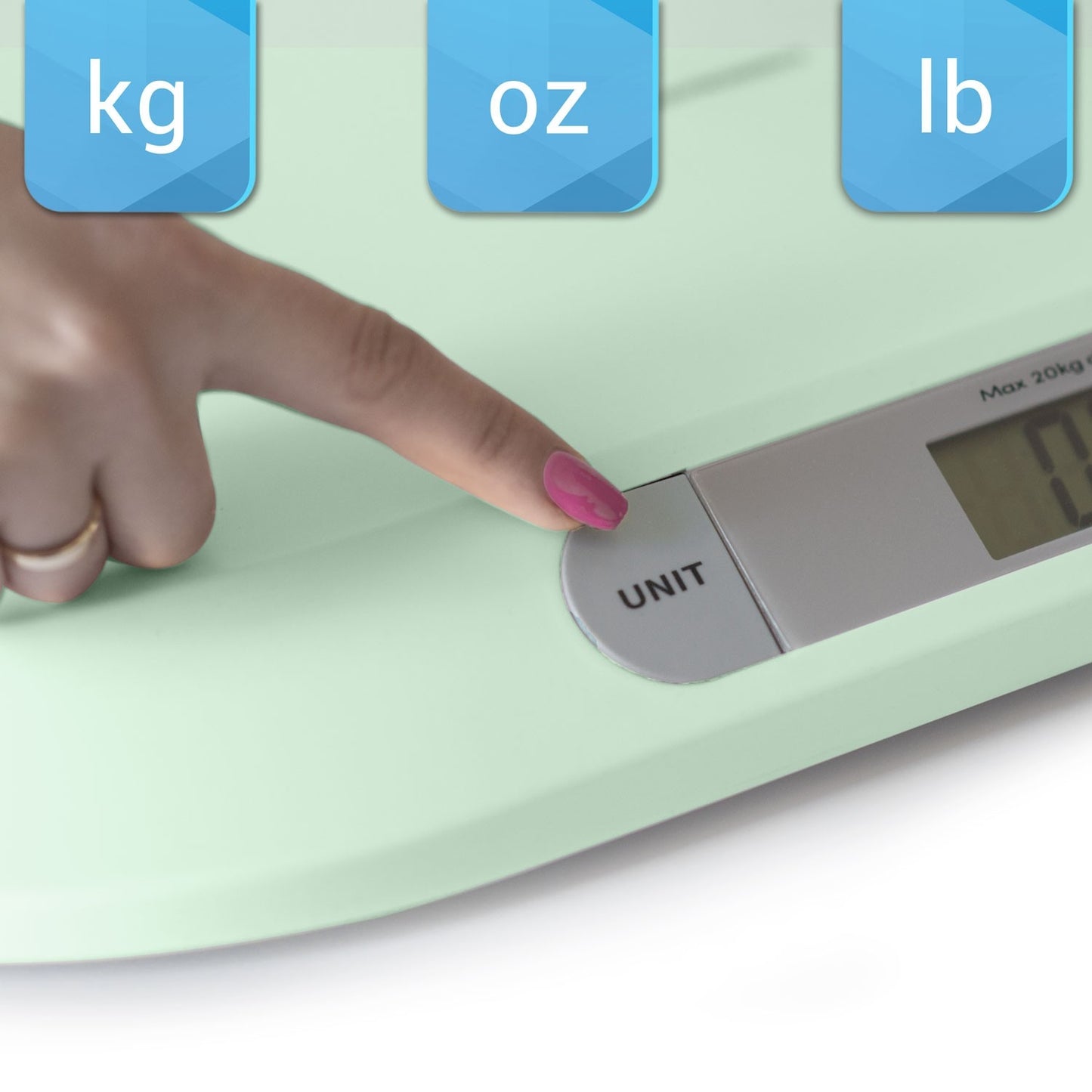 Electronic Baby Scale BW-145 Mint colored