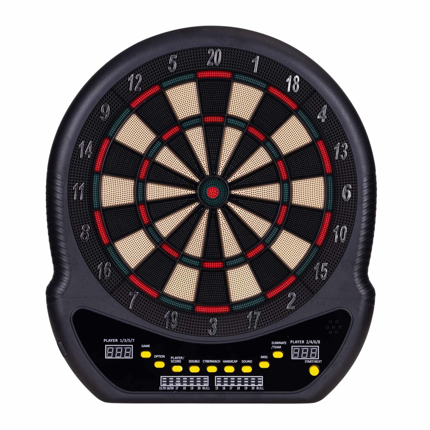 Electronic Dartboard Set, 27 Games, 12 Darts, LCD Display