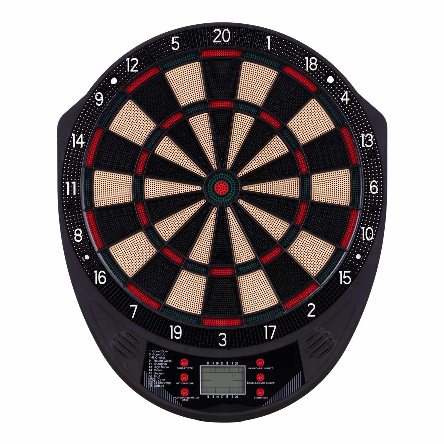 Electronic Dartboard Set, 41cm, 26 Games, 6 Darts