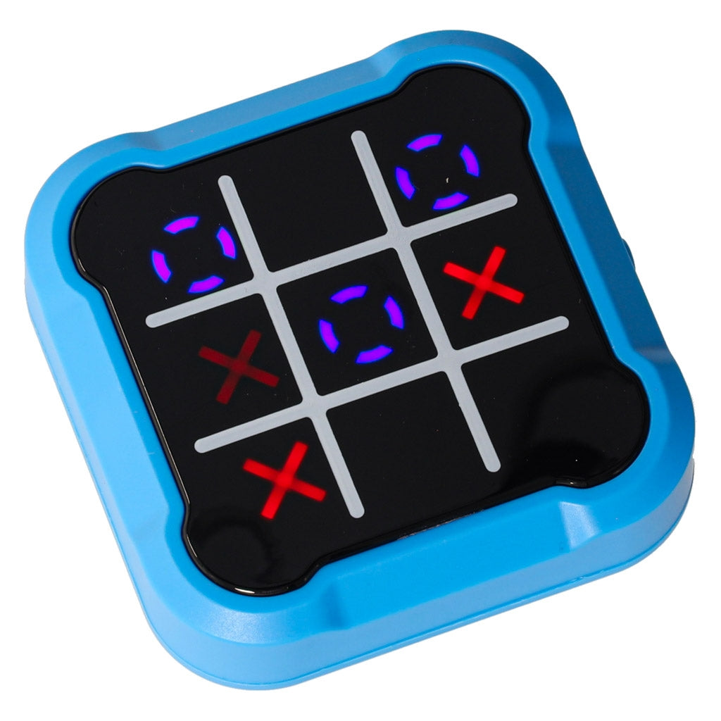 Electronic Tic Tac Toe Game – Portable Blue Console