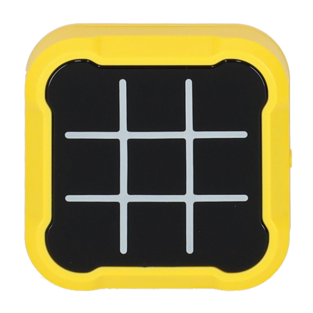 Electronic Tic Tac Toe Game – Portable Yellow Console