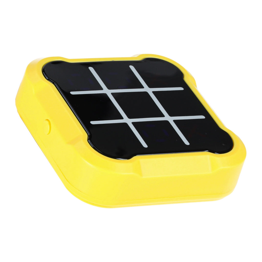 Electronic Tic Tac Toe Game – Portable Yellow Console