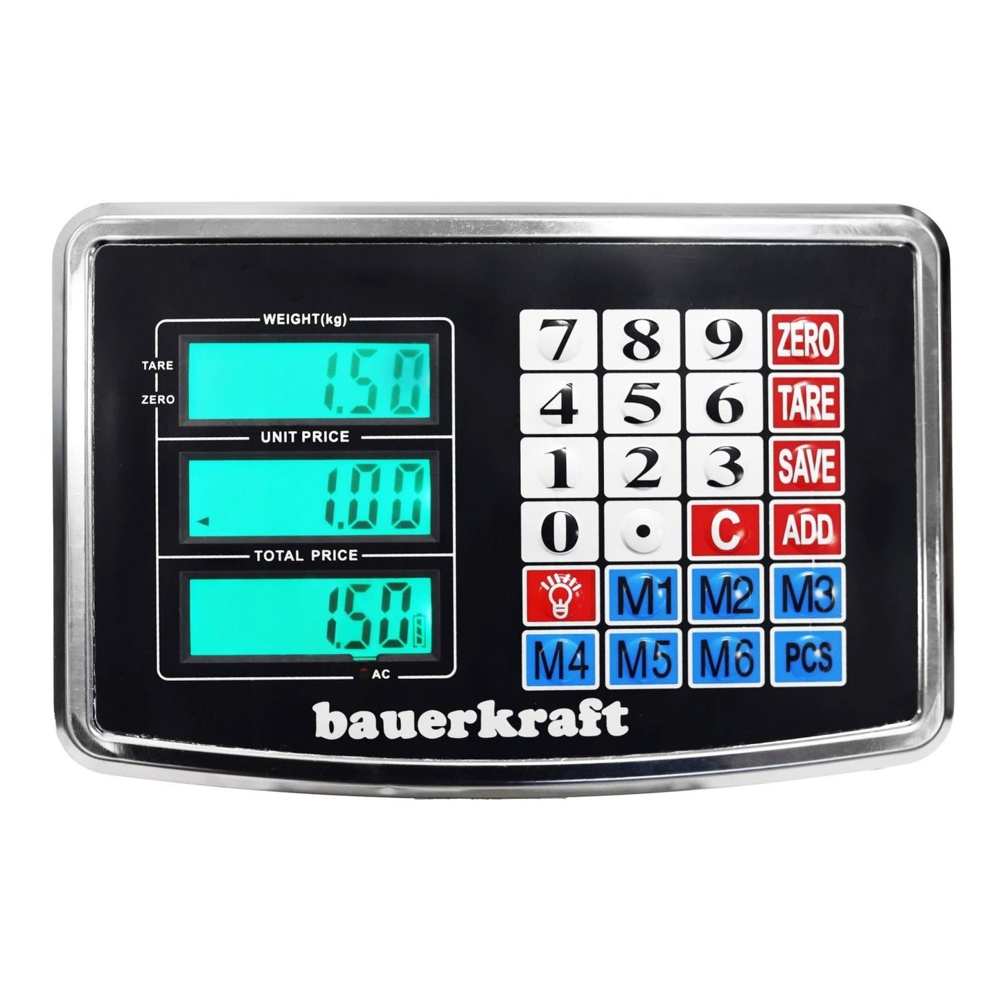 Electronic scale 200 kg, warehouse, shop, platform, cargo, industrial, LCD