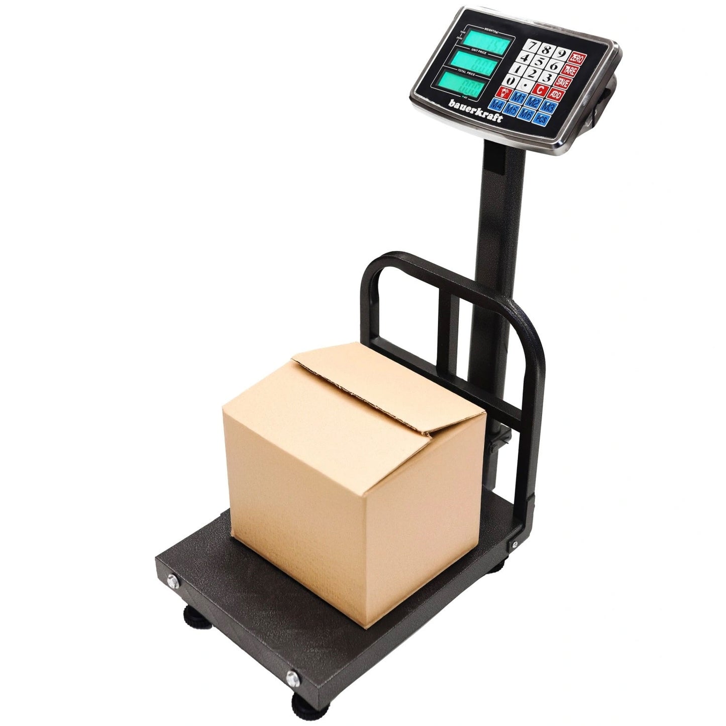 Electronic scale 200 kg, warehouse, shop, platform, cargo, industrial, LCD