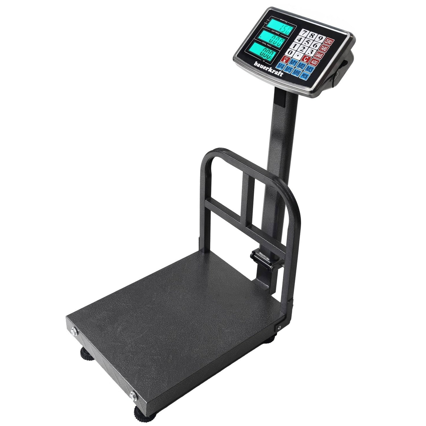 Electronic scale 200 kg, warehouse, shop, platform, cargo, industrial, LCD