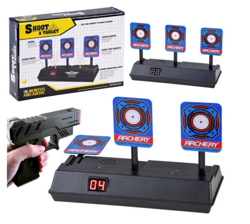 Electronic shooting target 3 targets digital