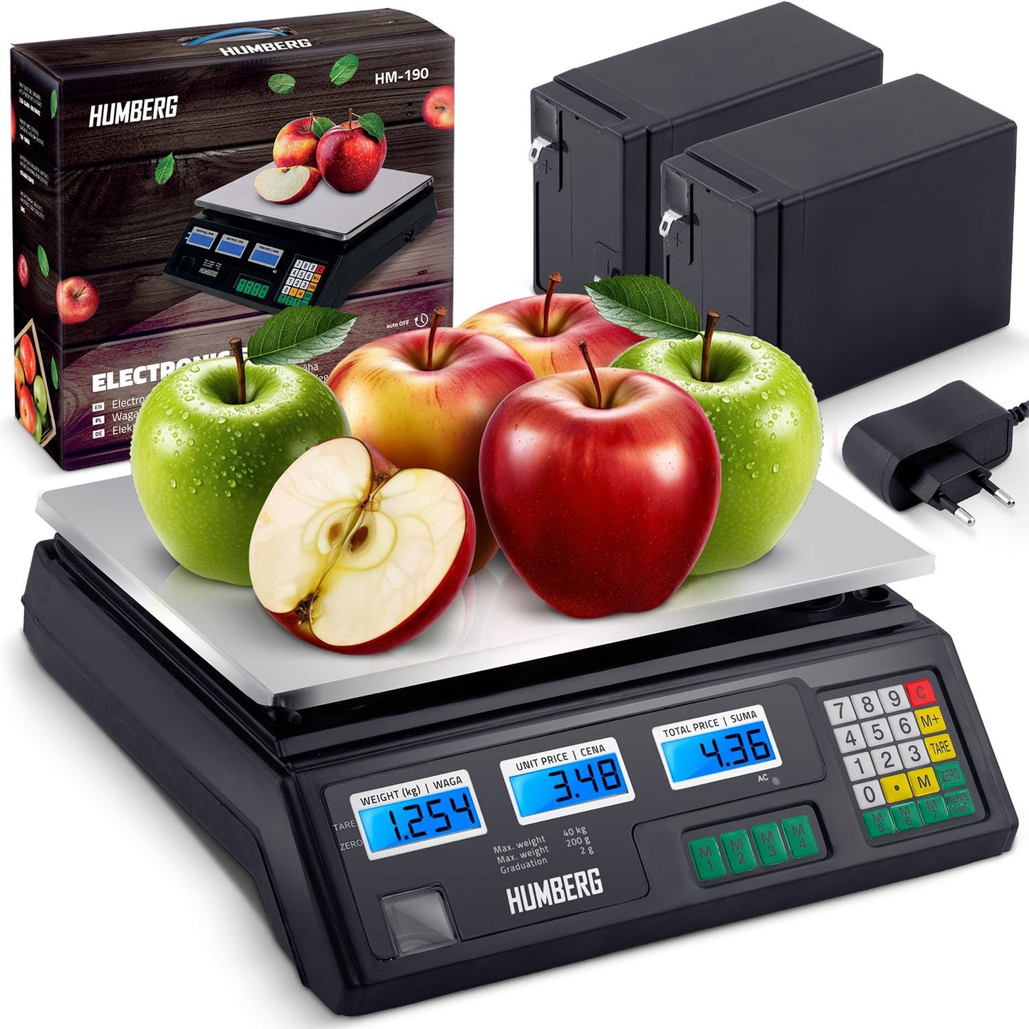 Electronic shop scale 40 kg Humberg MH-190