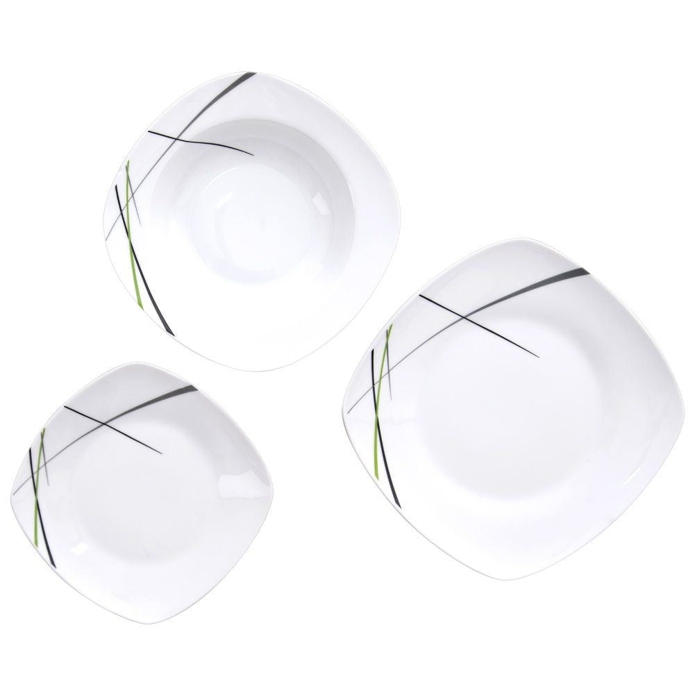 Elegant 16-piece porcelain service for 6 people