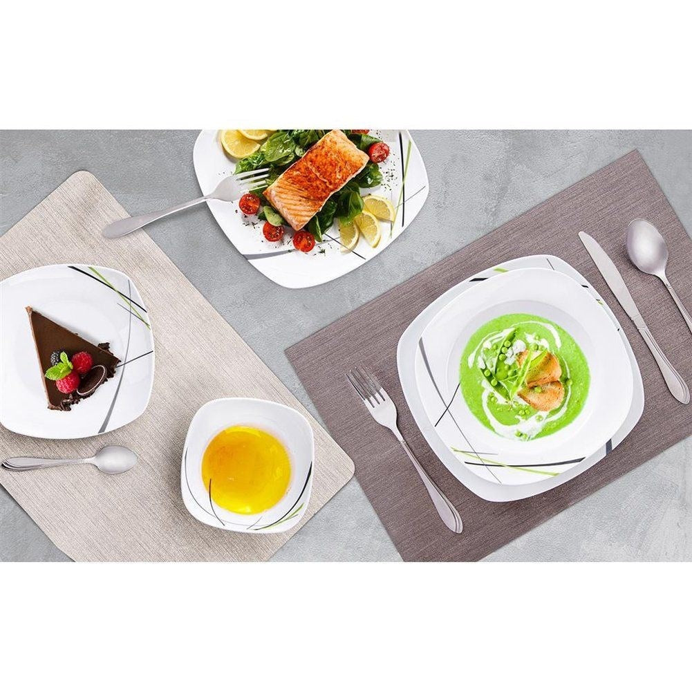 Elegant 16-piece porcelain service for 6 people