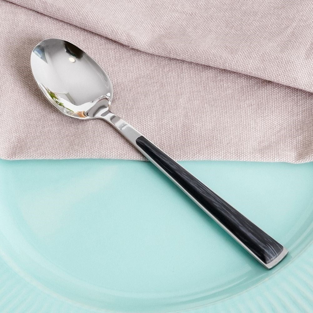 Elegant 18 cm tea spoon in stainless steel