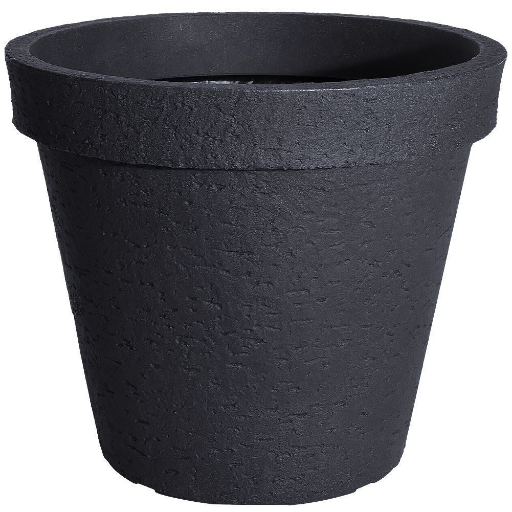Elegant Anthracite Pot for Modern Garden