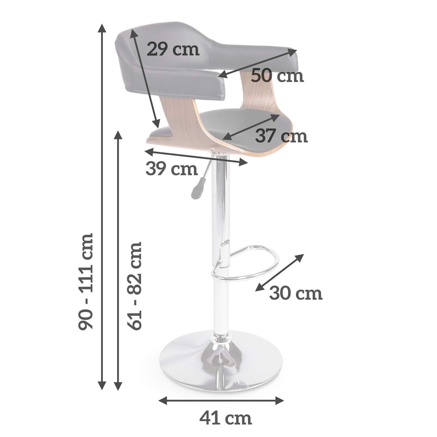 Elegant Bar Chair Sofotel Pergo Black