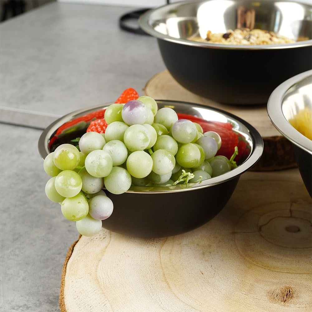 Elegant Black Steel Bowl - Style and Function