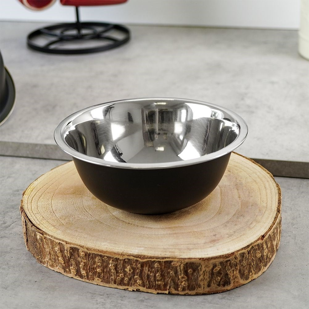 Elegant Black Steel Bowl - Style and Function
