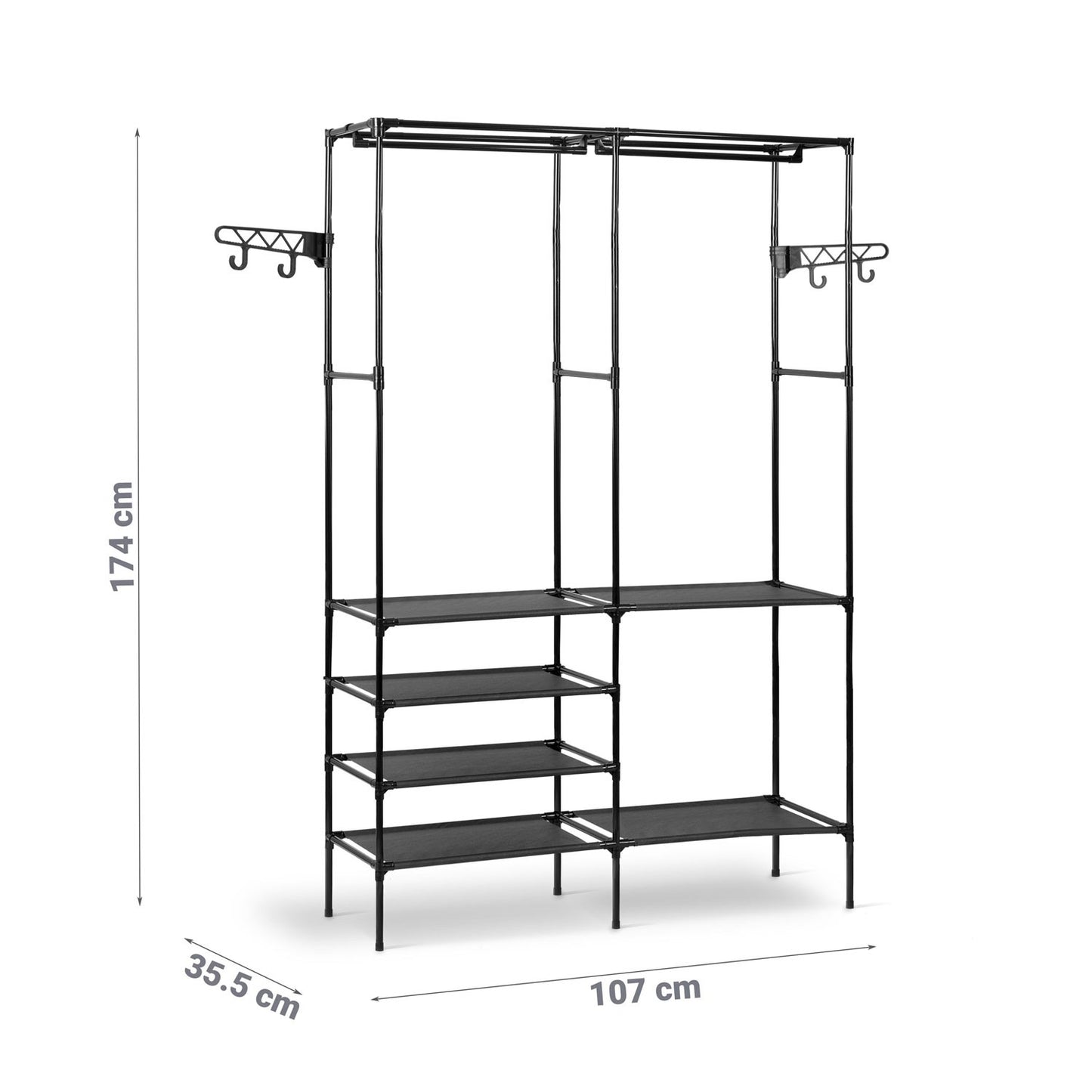 Elegant Clothes hanger Massido 686600 Black