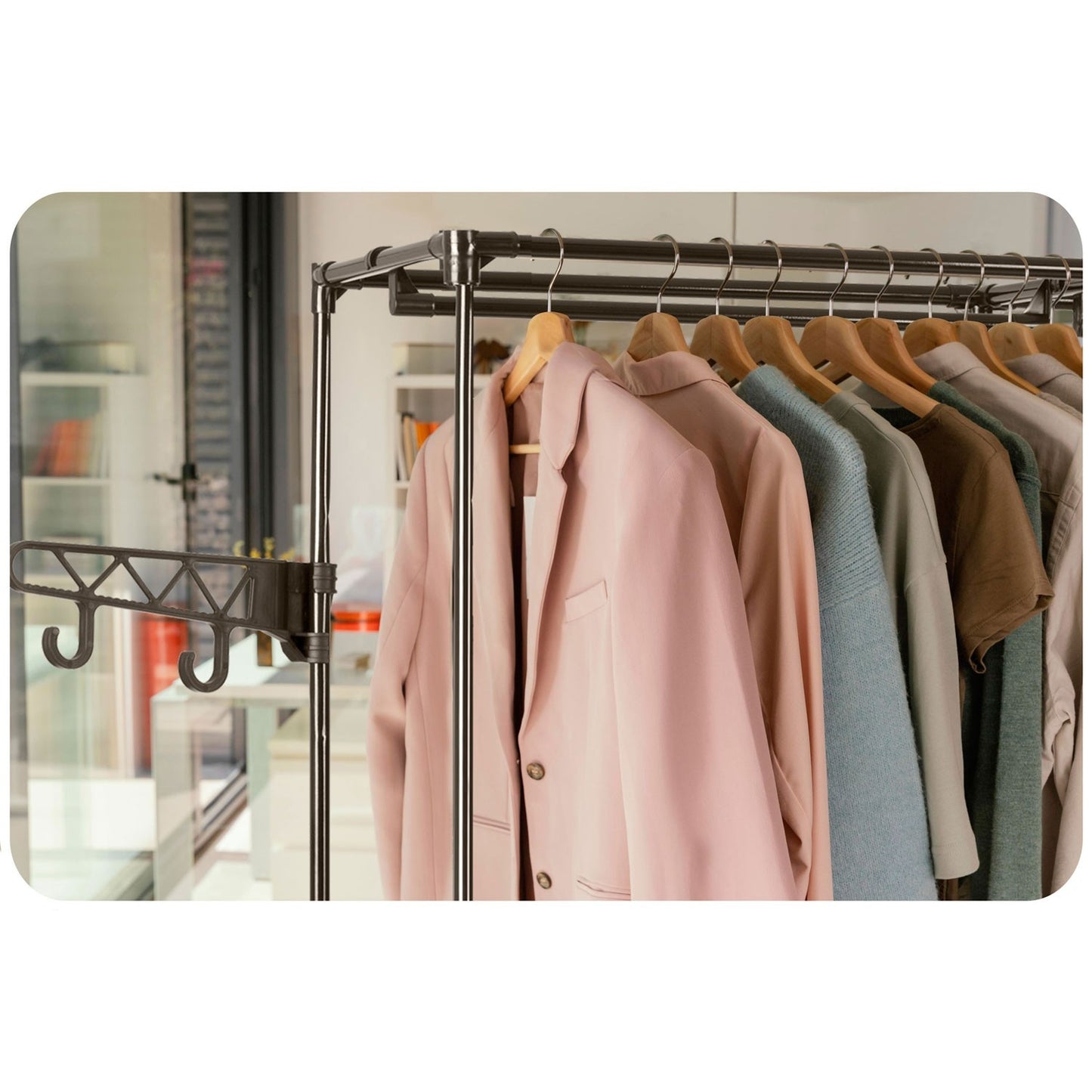 Elegant Clothes hanger Massido 686600 Black