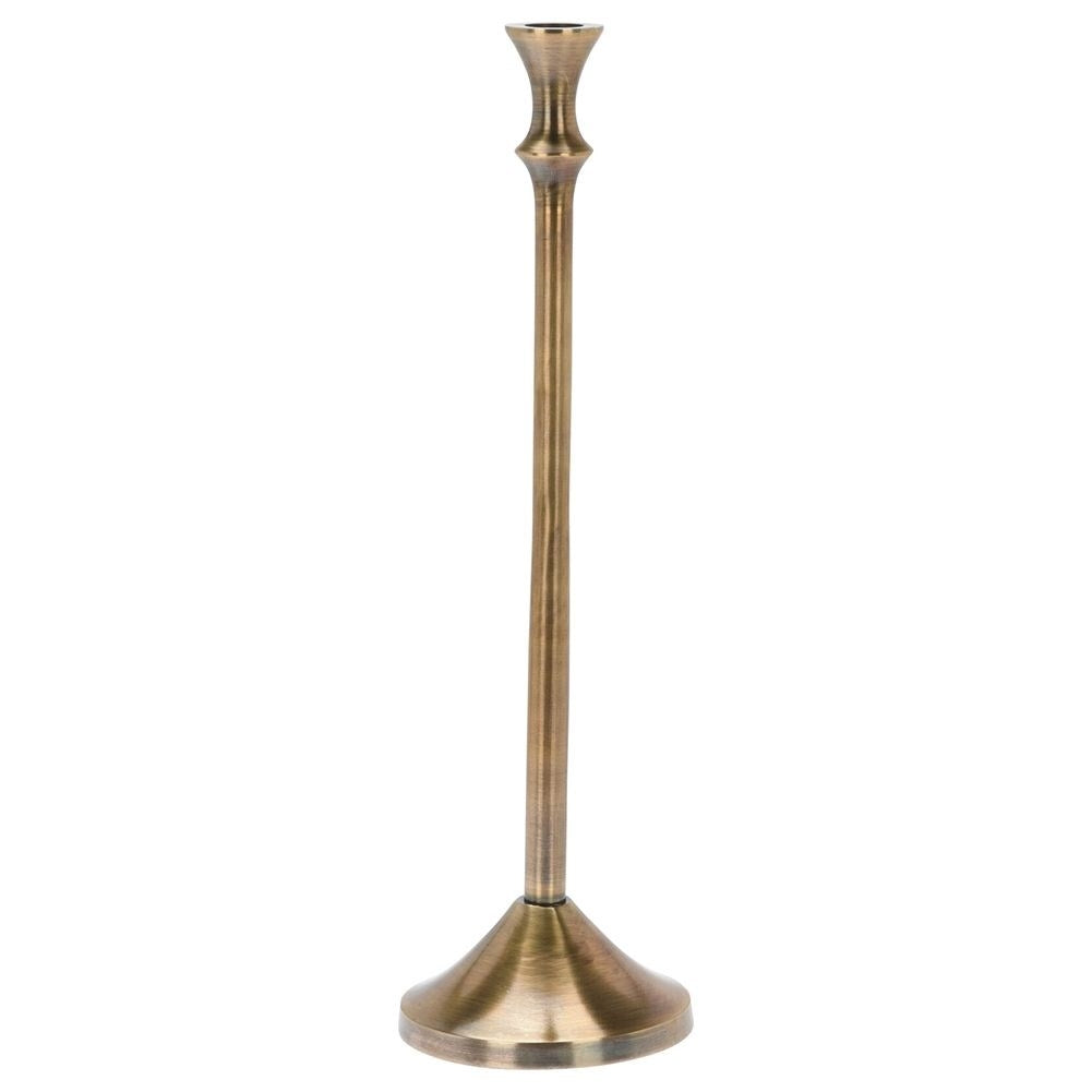 Elegant Gold Candlestick for Long Candles