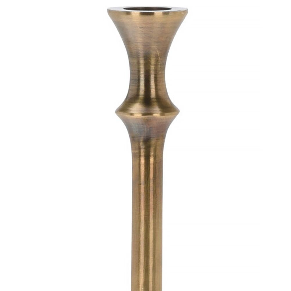 Elegant Gold Candlestick for Long Candles