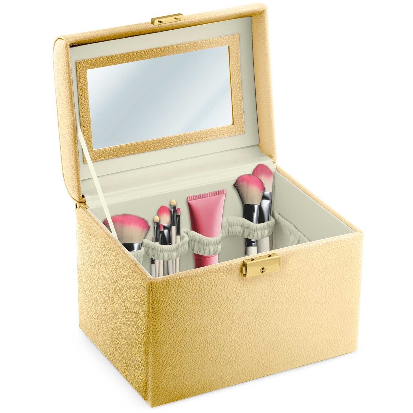 Elegant Gold Cosmetic Case Massido MS-706