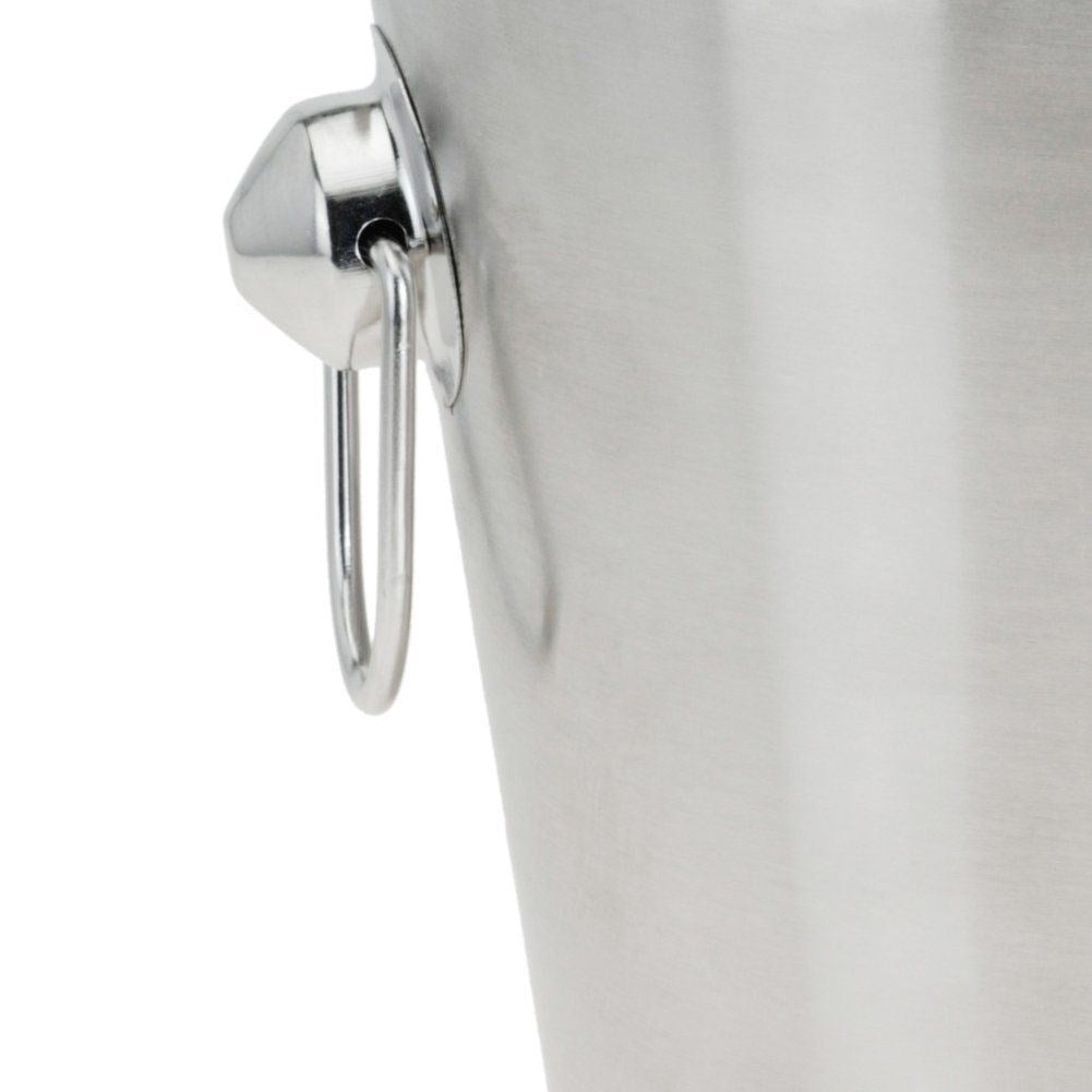 Elegant Ice Bucket in Matt Stainless Steel for Party and Everyday