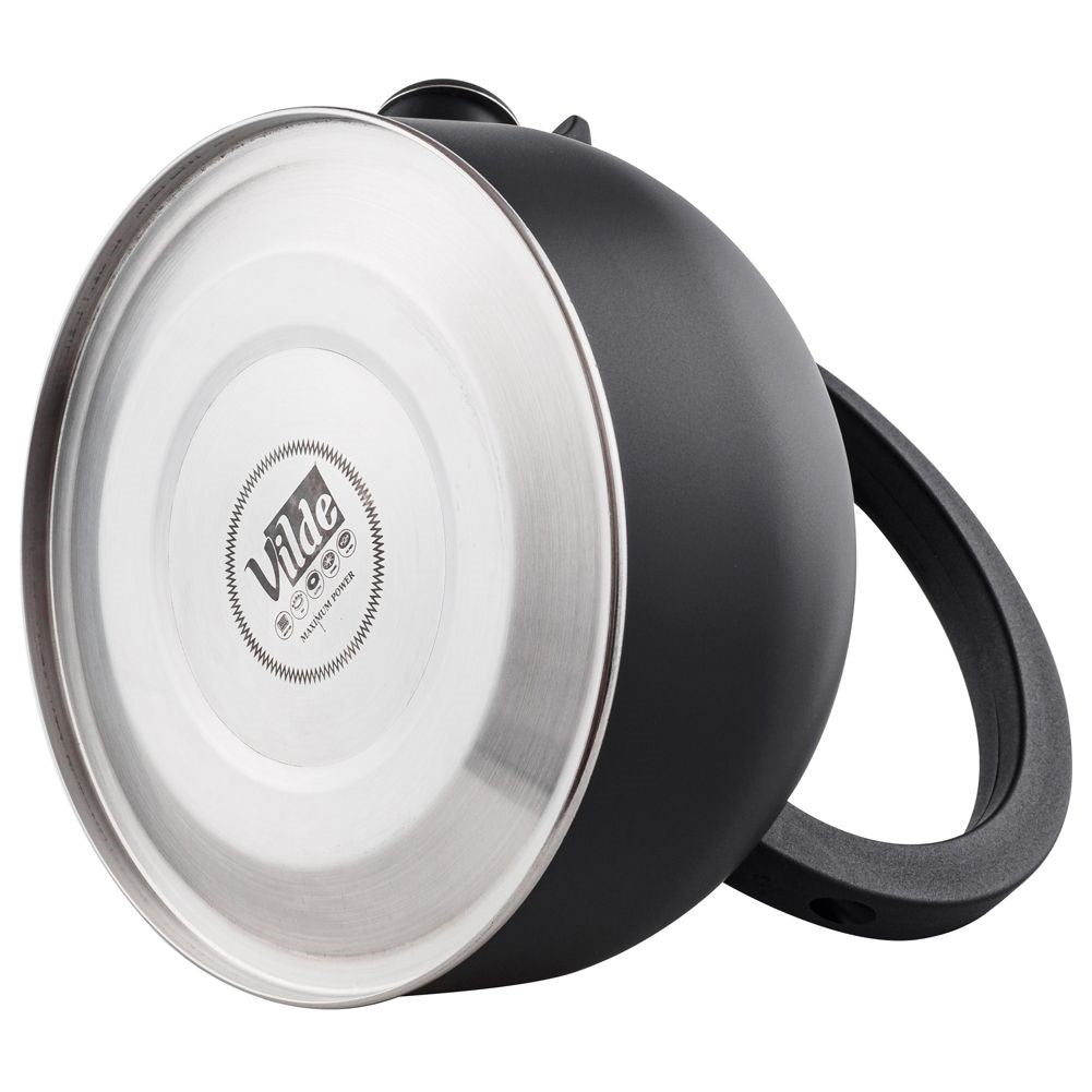 Elegant Kettle in Matt Black Stainless Steel
