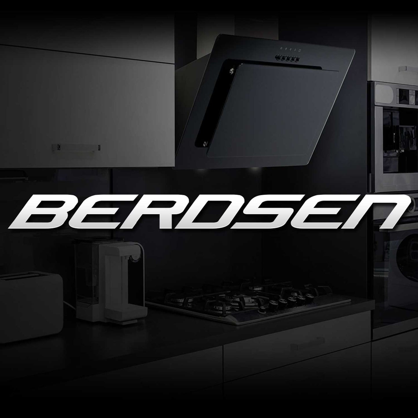 Elegant Kitchen cooker hood 90 cm Stainless Steel Berdsen BE-90S