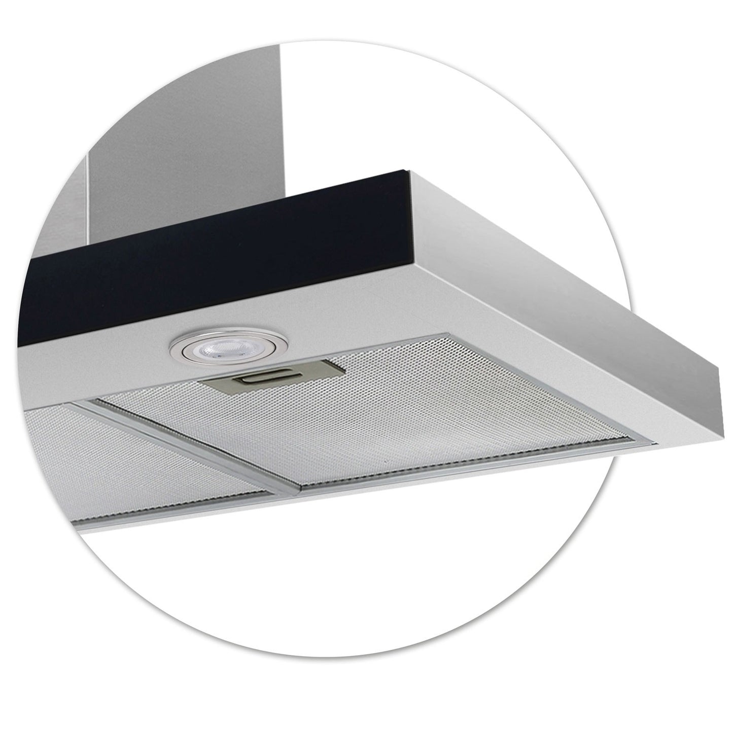 Elegant Kitchen cooker hood 90 cm Stainless Steel Berdsen BE-90S