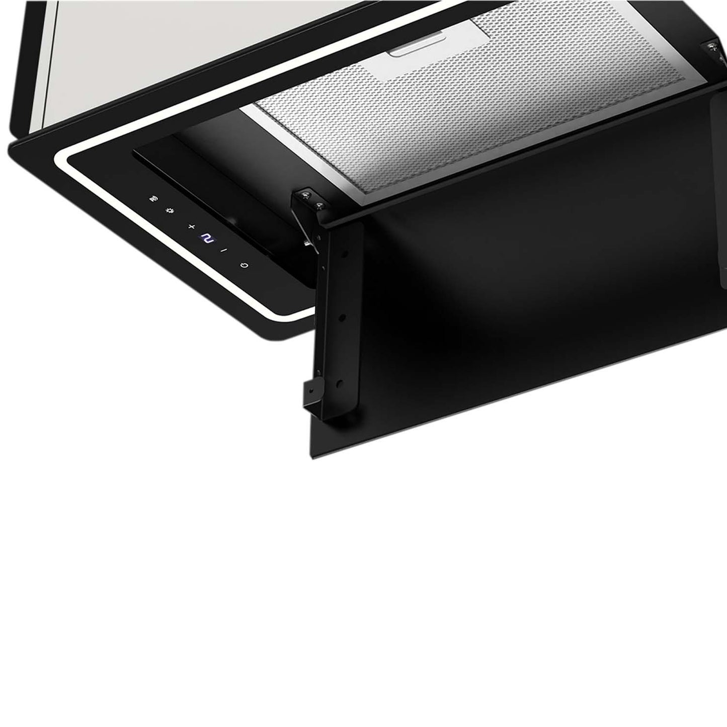 Elegant Kitchen hood 52 cm Black Berdsen BT-239