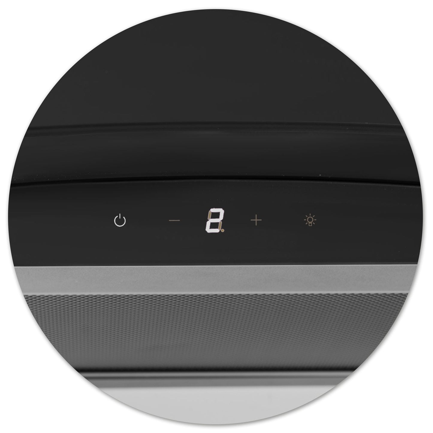 Elegant Kitchen hood 60 cm Black Berdsen BT-216
