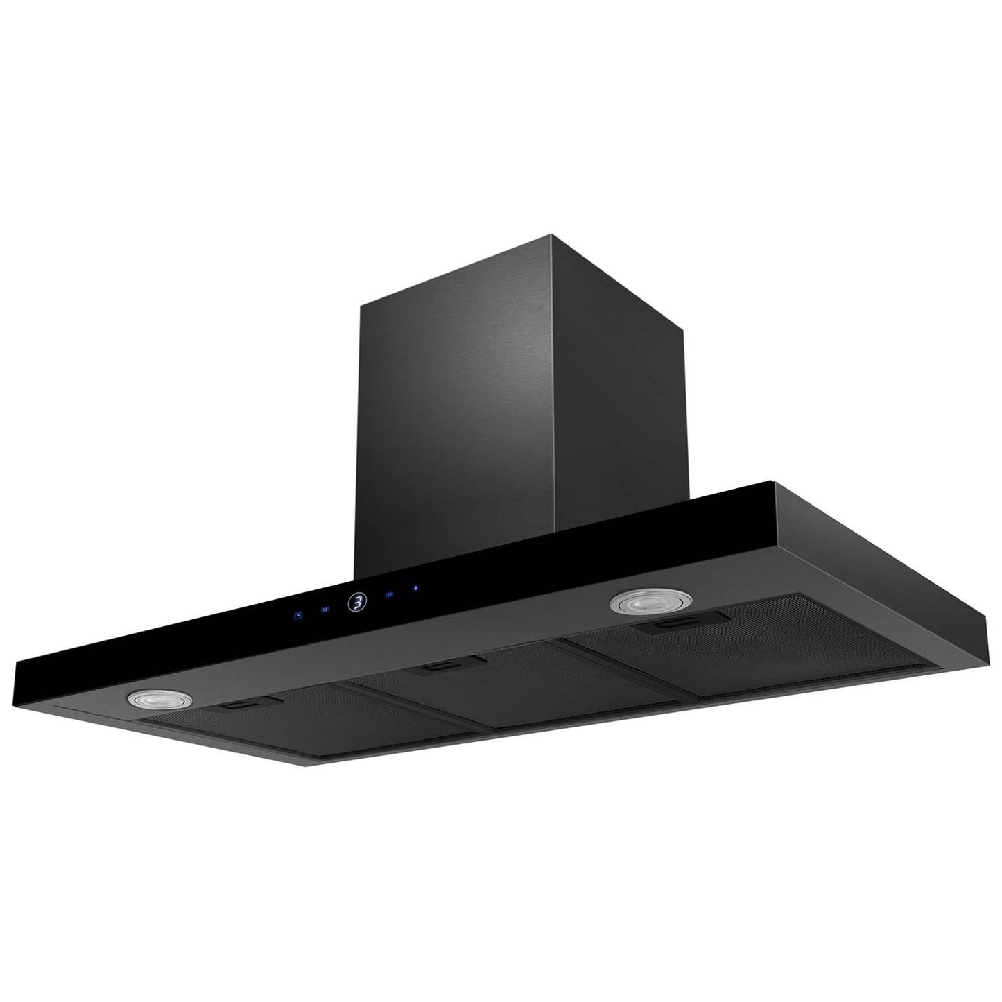 Elegant Kitchen hood 90 cm Black Berdsen BT-218