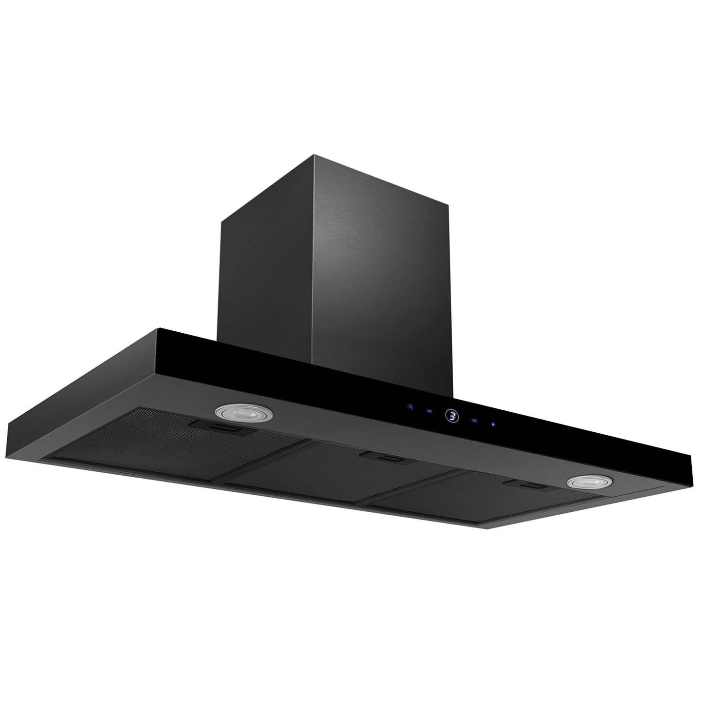 Elegant Kitchen hood 90 cm Black Berdsen BT-218