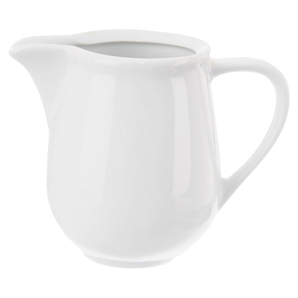Elegant Porcelain Jug with Handle and Practical Spout